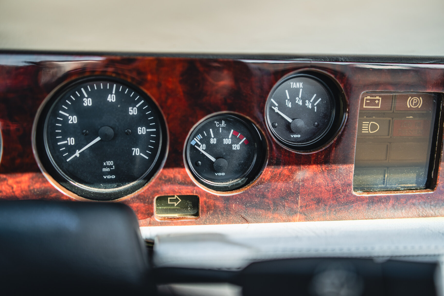 Interiörbild 1985 TVR 350i Cabriolet 3.5 V8