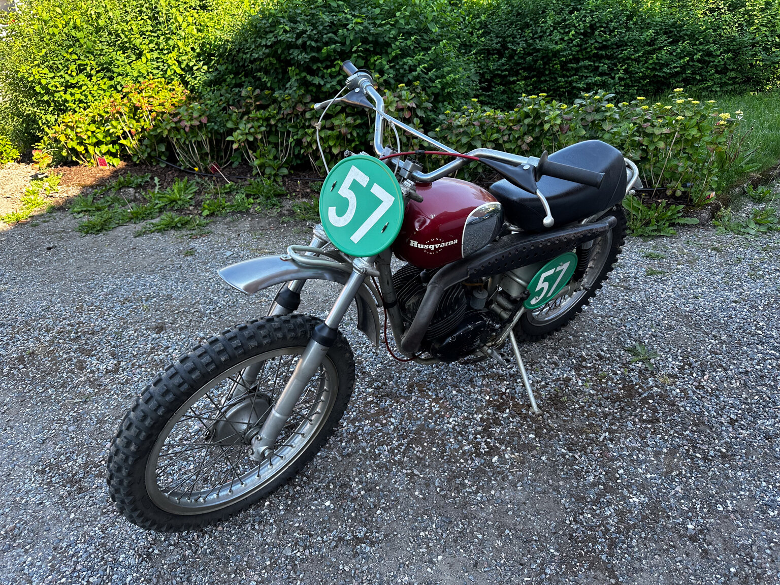 Exteriörbild på 1969 Husqvarna 250