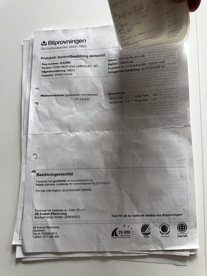 Dokumentation för 1965 Ford Mustang Cabriolet (64)