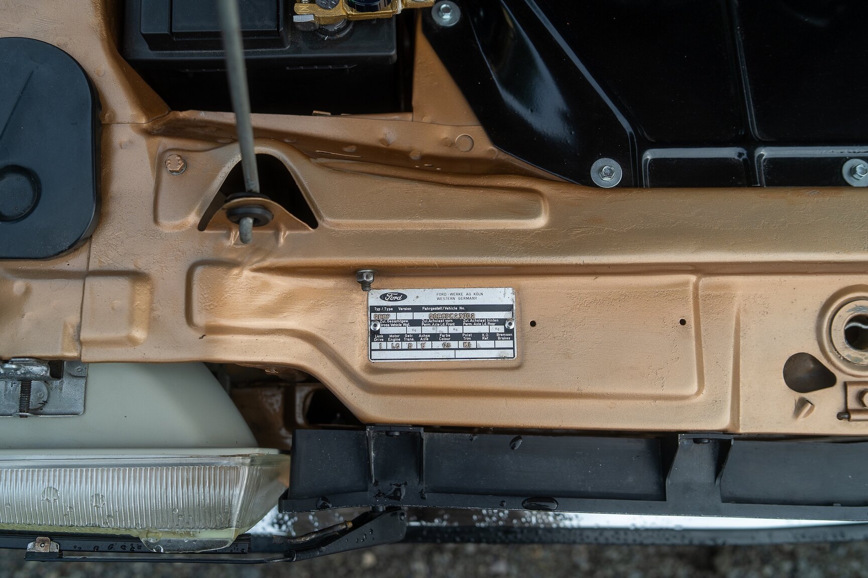 1975 Ford Capri 1600, Mekanik