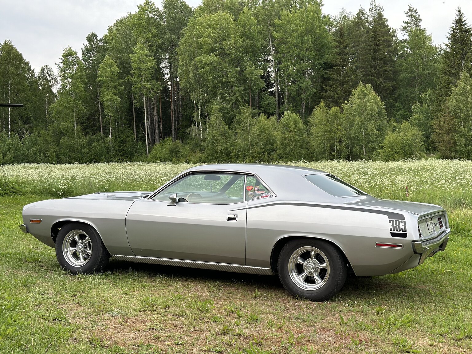 Exteriörbild på 1970 Plymouth Cuda 383