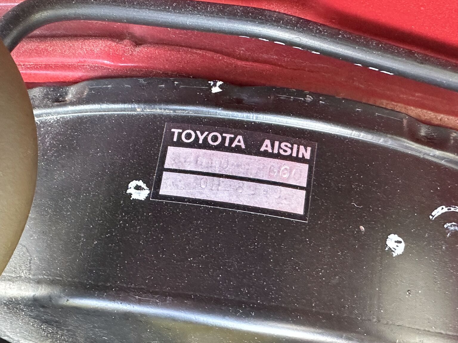 Image of 1991 Toyota Corolla 1300 XLI mechanics
