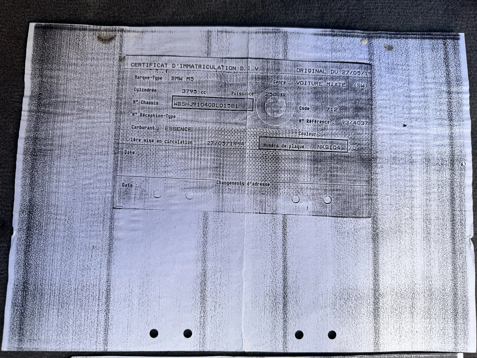 Dokumentation för 1993 BMW M5 Touring 3.8 Manual (6)