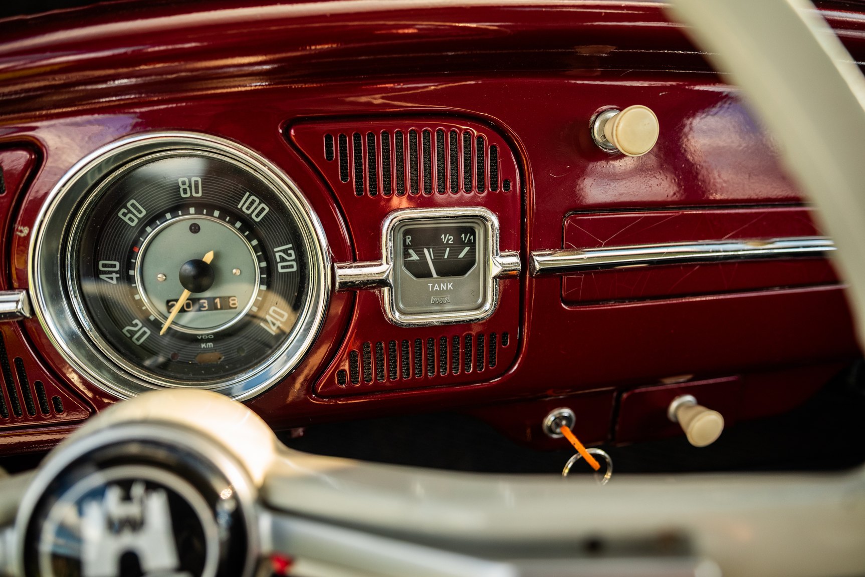Innenraumfoto von 1962 Volkswagen 1200/1600