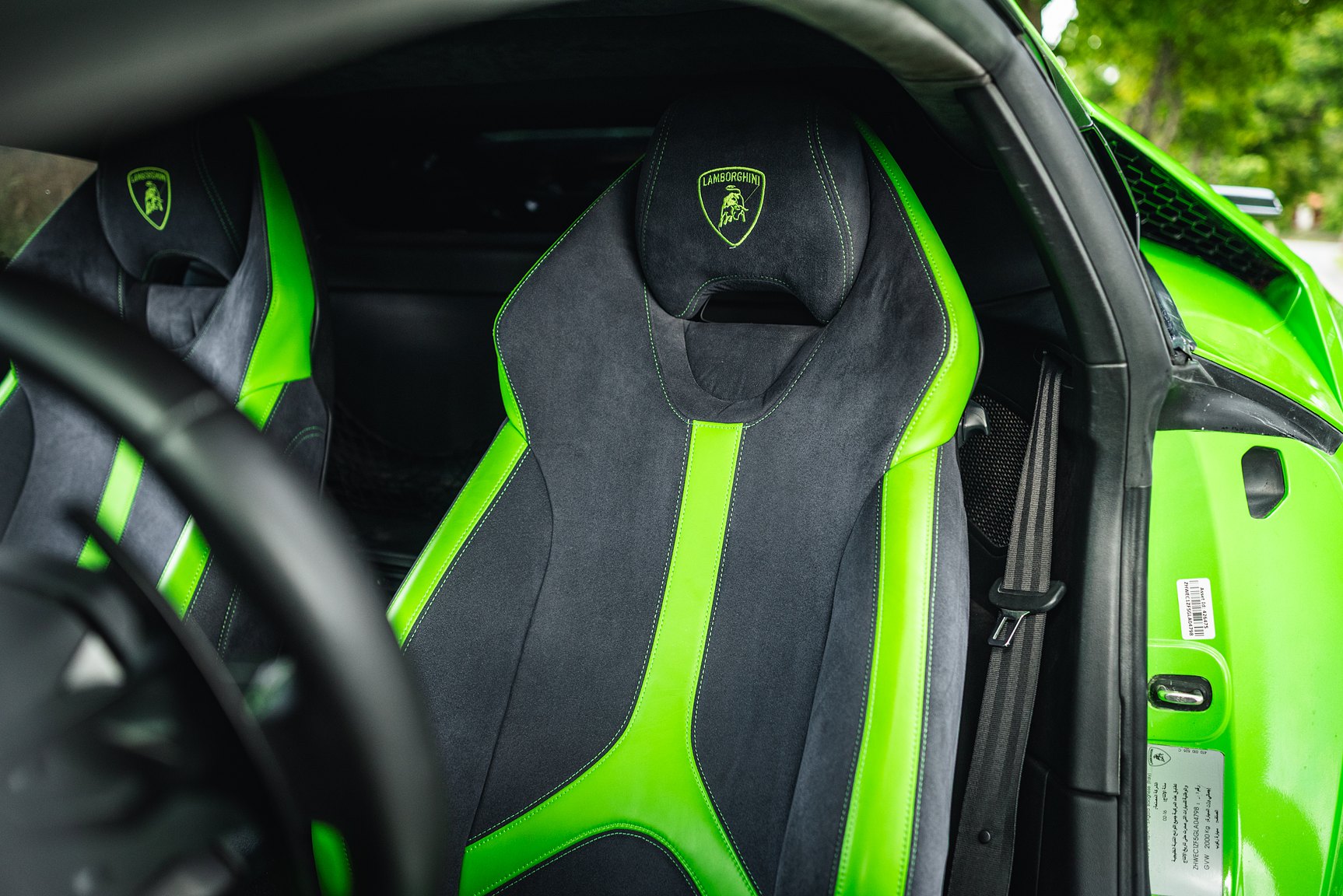 Interiörbild 2016 Lamborghini Huracan LP-610-4