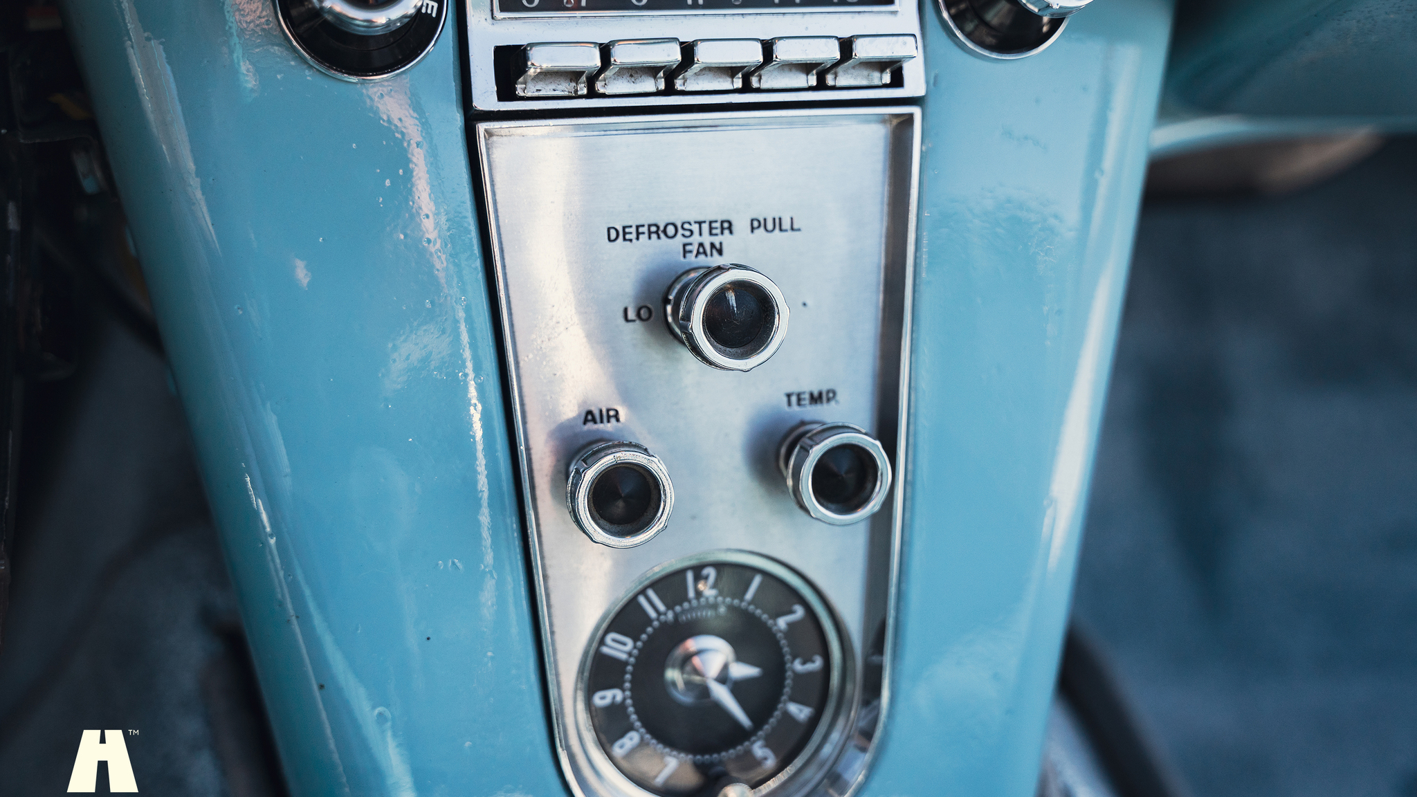 Interiörbild 1960 Chevrolet Corvette