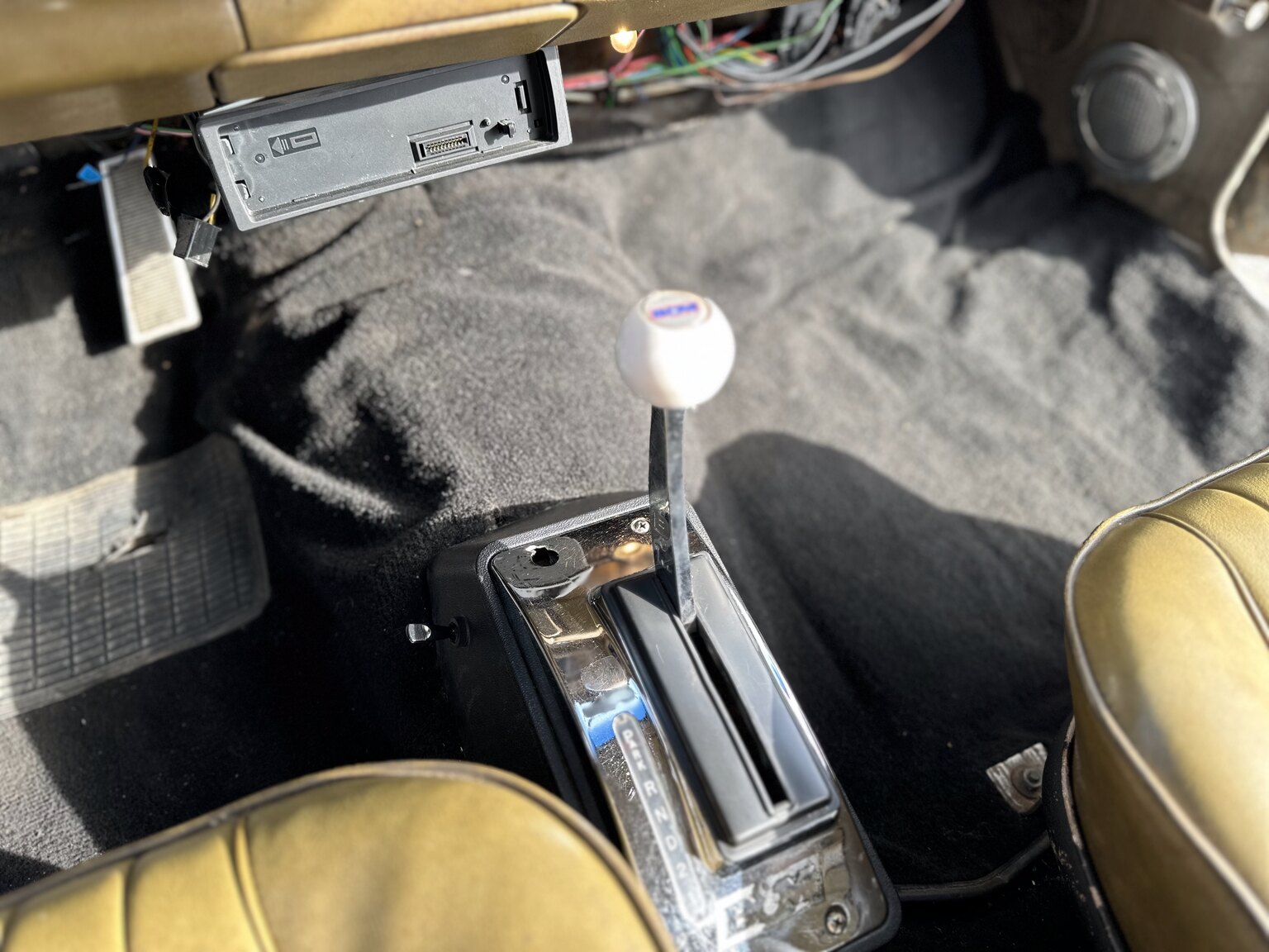 Interiörbild 1969 Pontiac GTO 406cid 