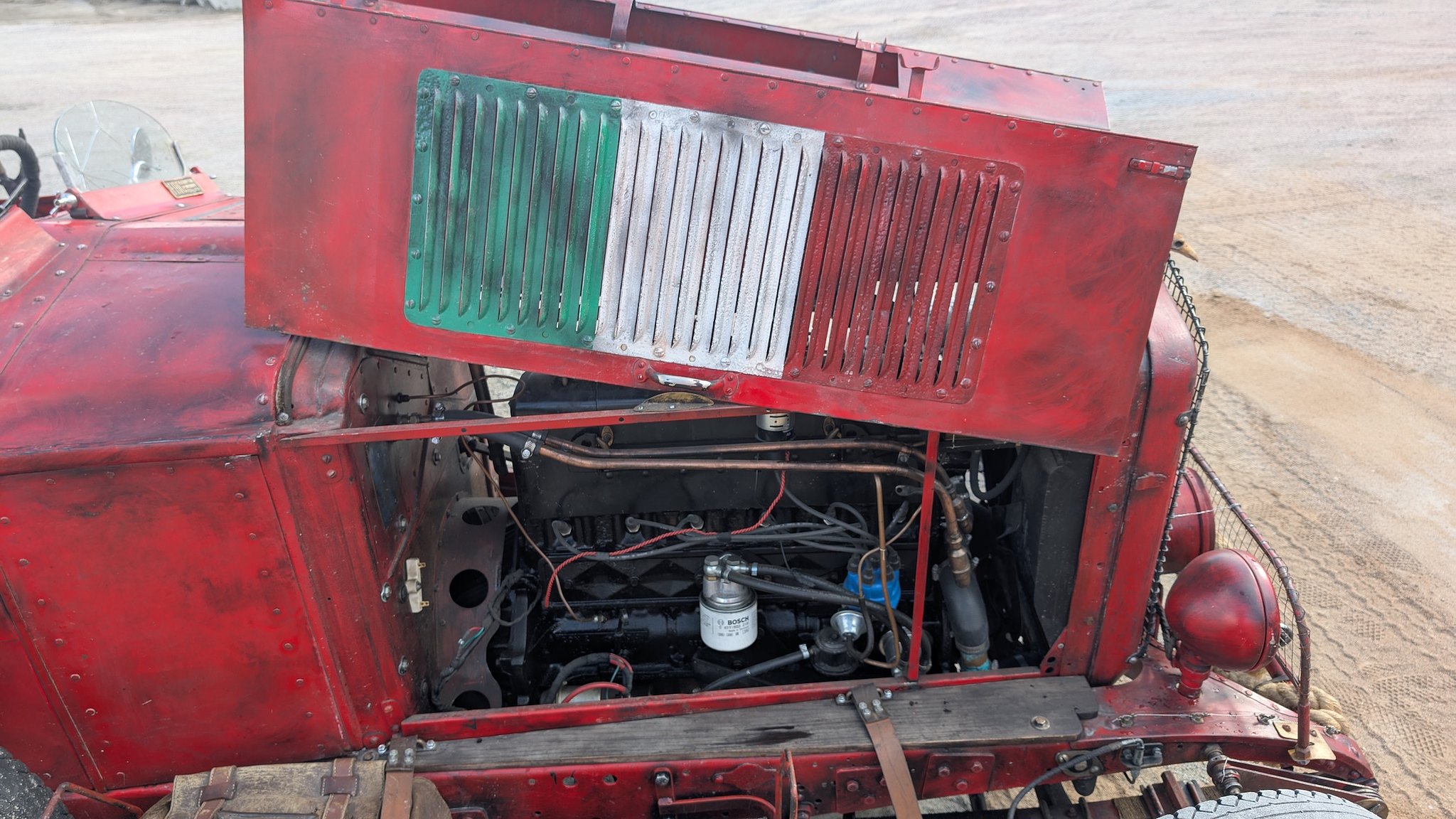 Image of 1929 FIAT 321C (521c) "Flying Fiona" mechanics