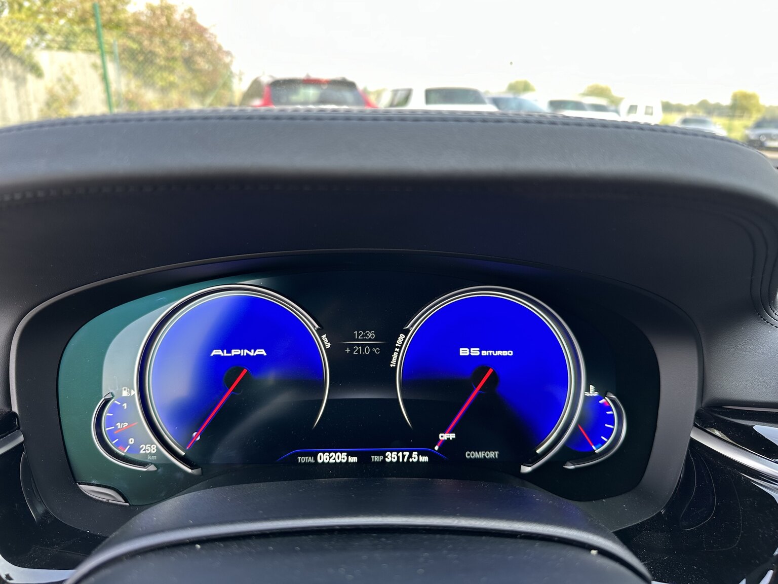 Interiörbild 2019 ALPINA B5 S Bi-Turbo Sedan ALLRAD