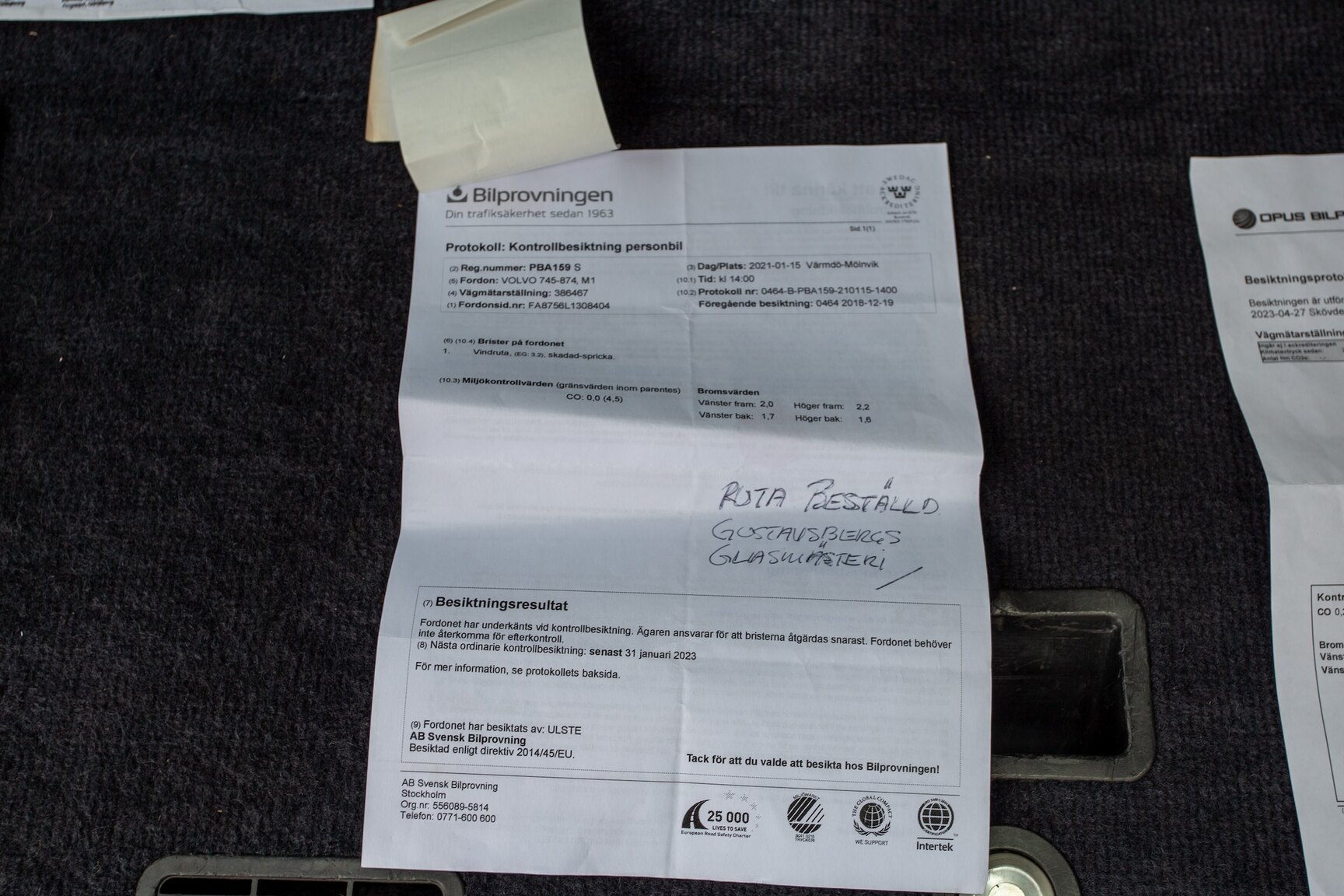 Dokumentation för 1990 Volvo 745 Turbo (34)