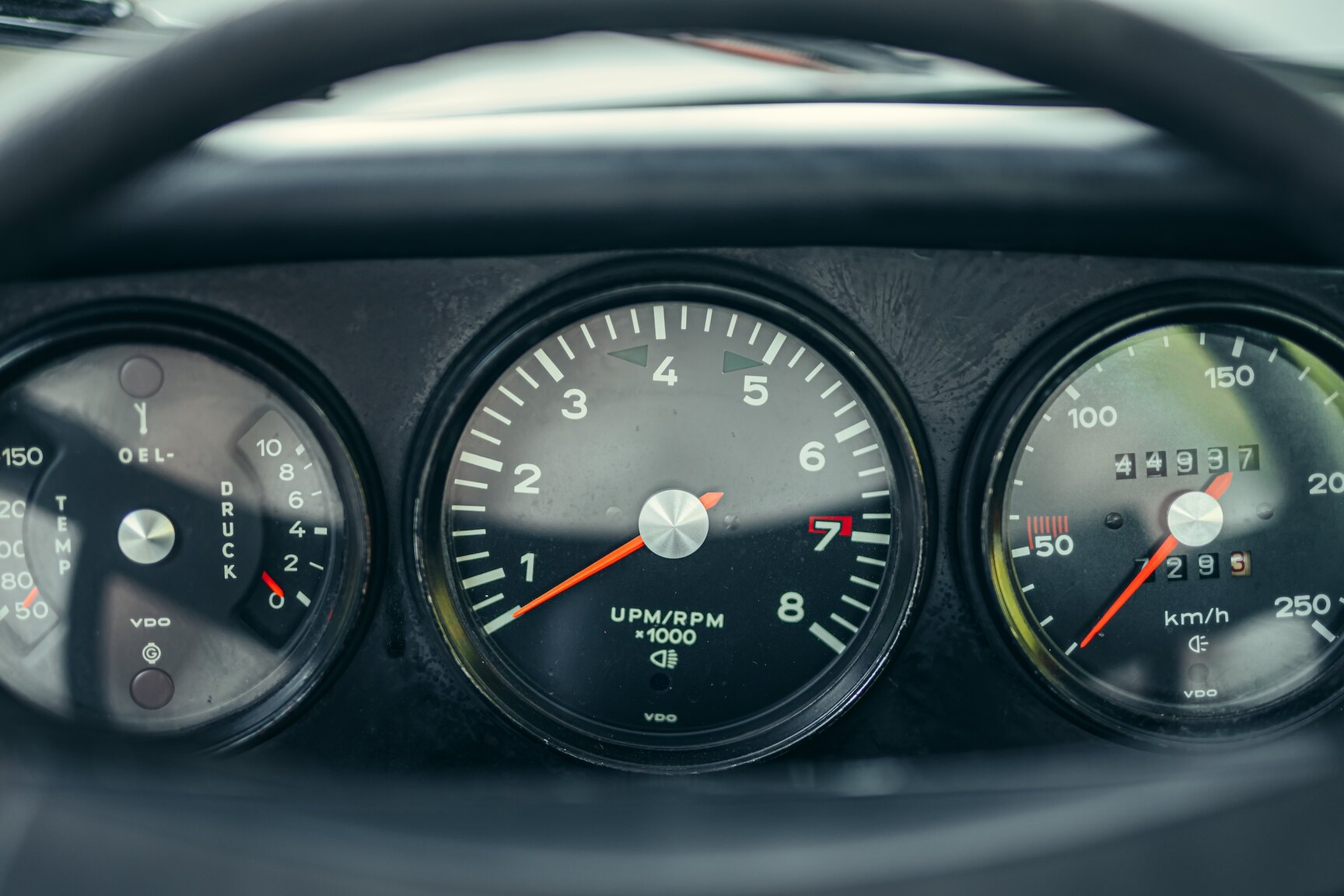 Interior image of 1972 Porsche 911E