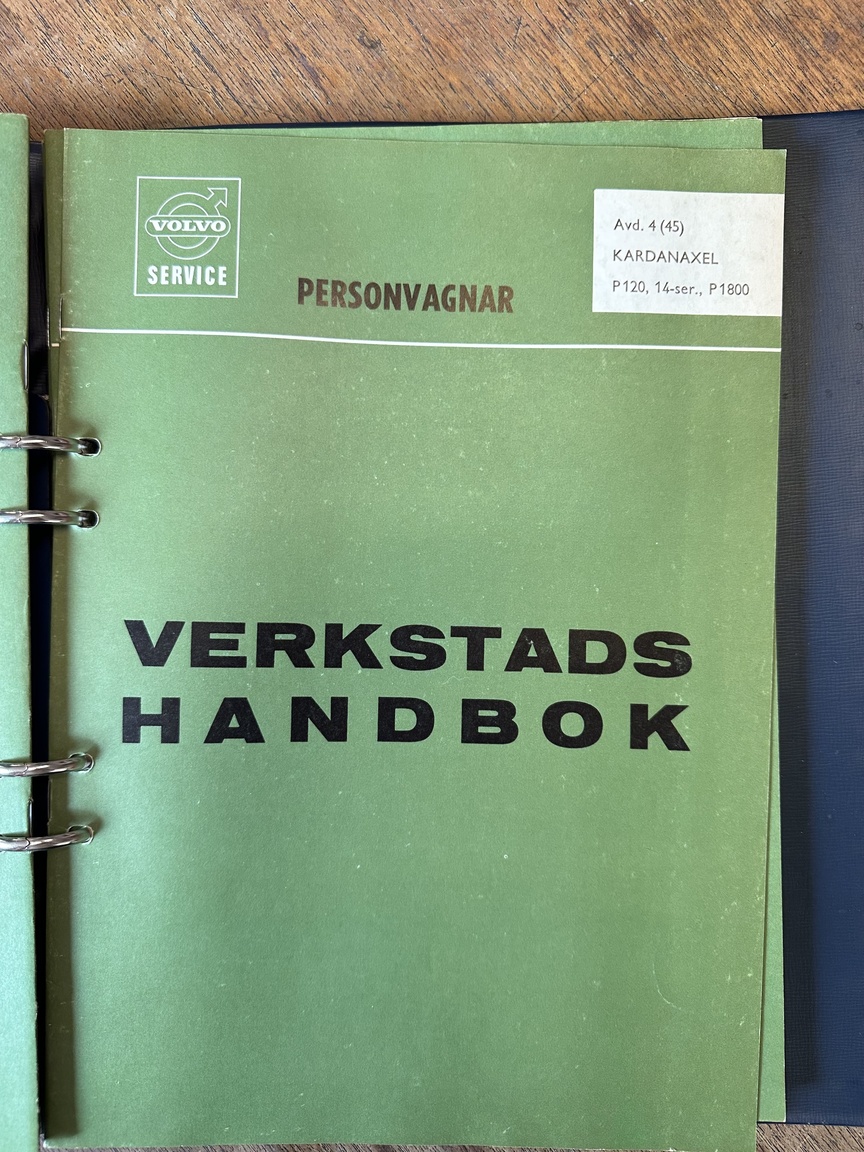 Documentation for 1968 Volvo Amazon 121