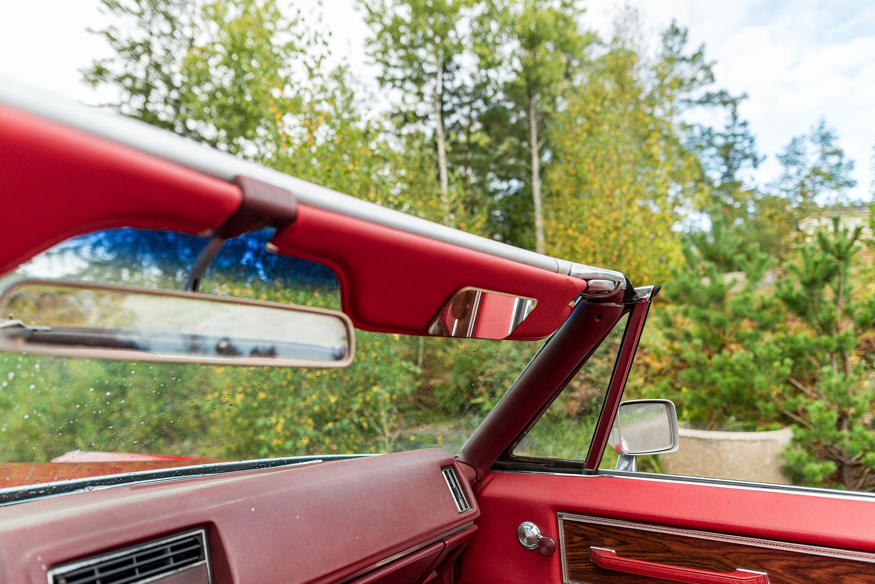 Interiörbild 1968 Cadillac DeVille Convertible