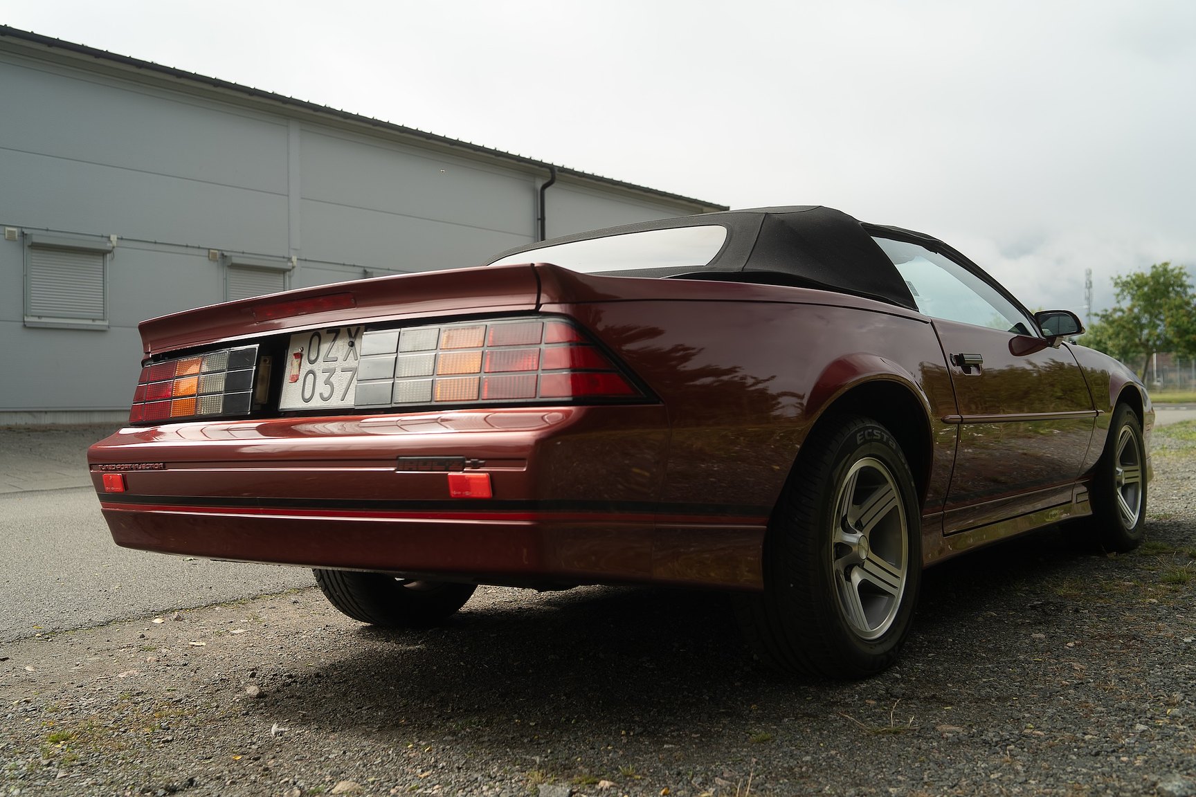 Exterior image of 1988 Chevrolet Camaro Z28 Iroc-Z Convertible