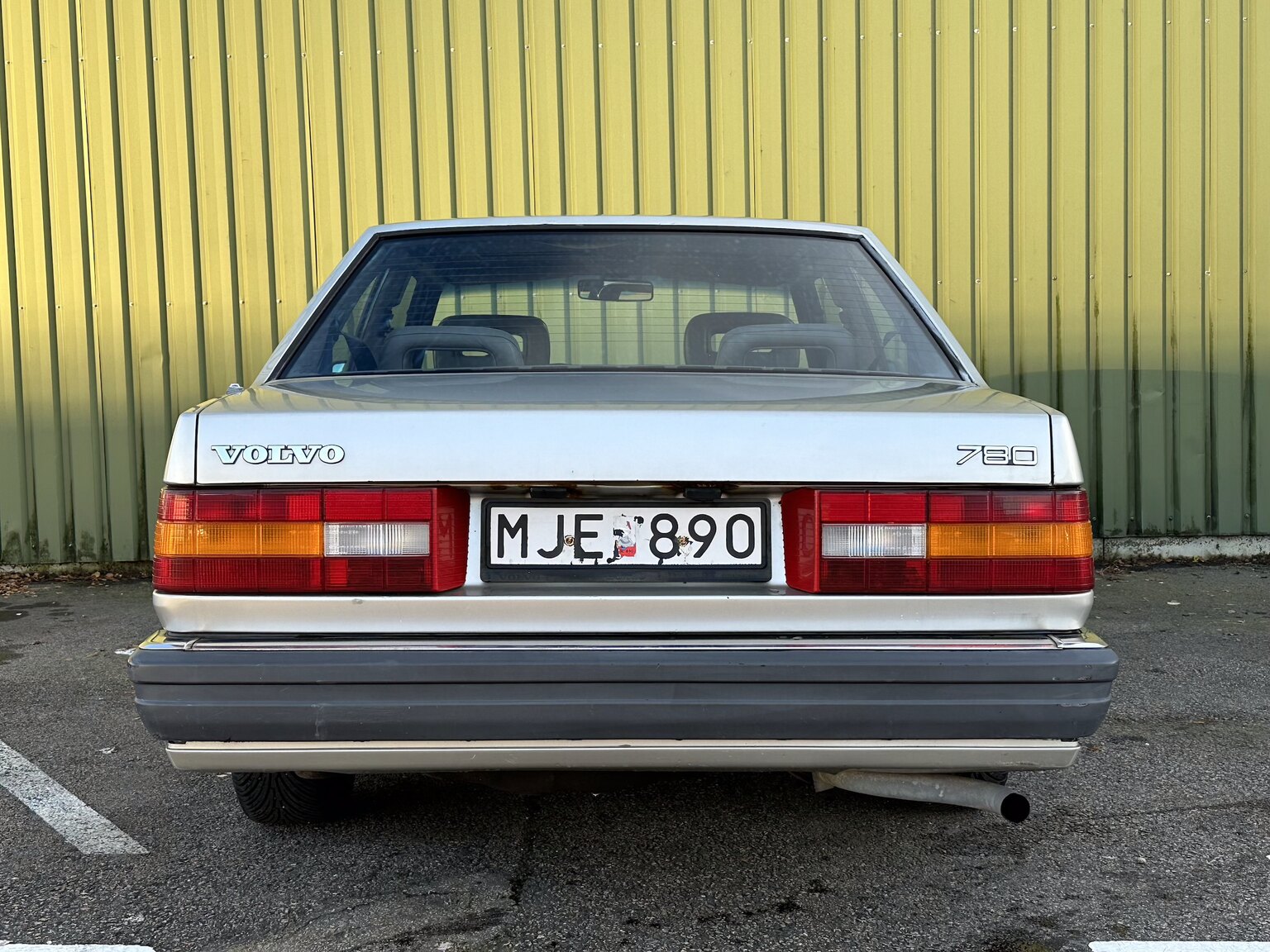 Exteriörbild på 1987 Volvo 780 Bertone