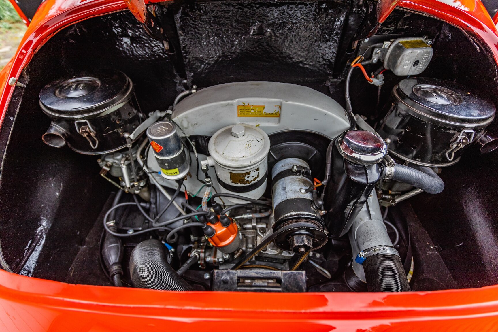 Image of 1962 Porsche 356 BT6 "Notchback" mechanics