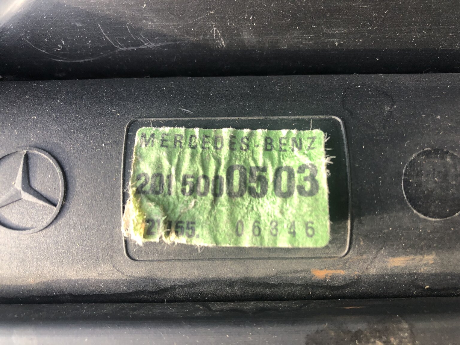 Image of 1986 Mercedes-Benz 190E mechanics