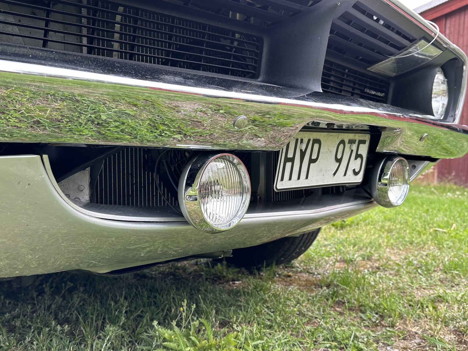 Exteriörbild på 1970 Plymouth Cuda 383