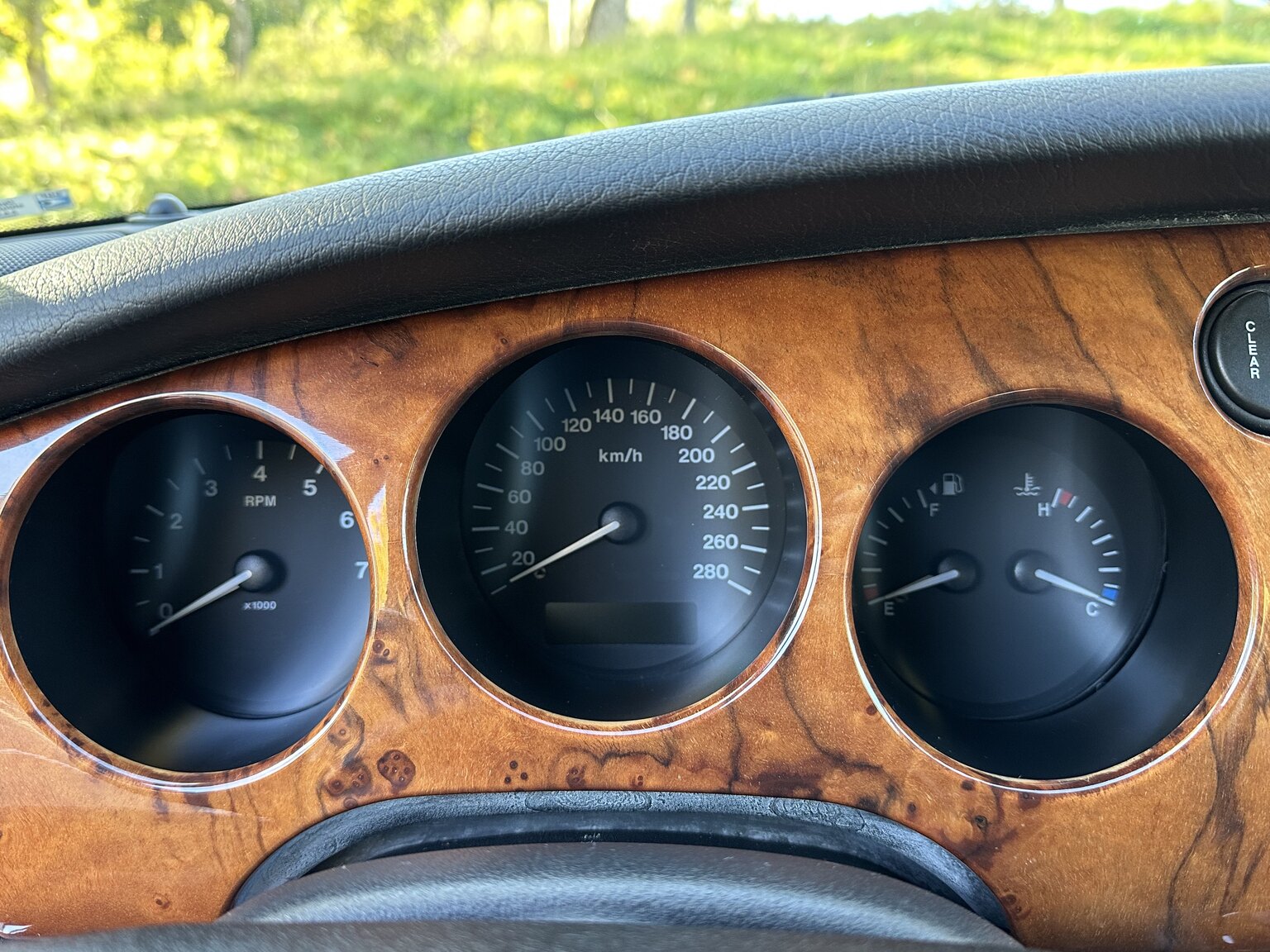Interiörbild 2000 Jaguar XK 8
