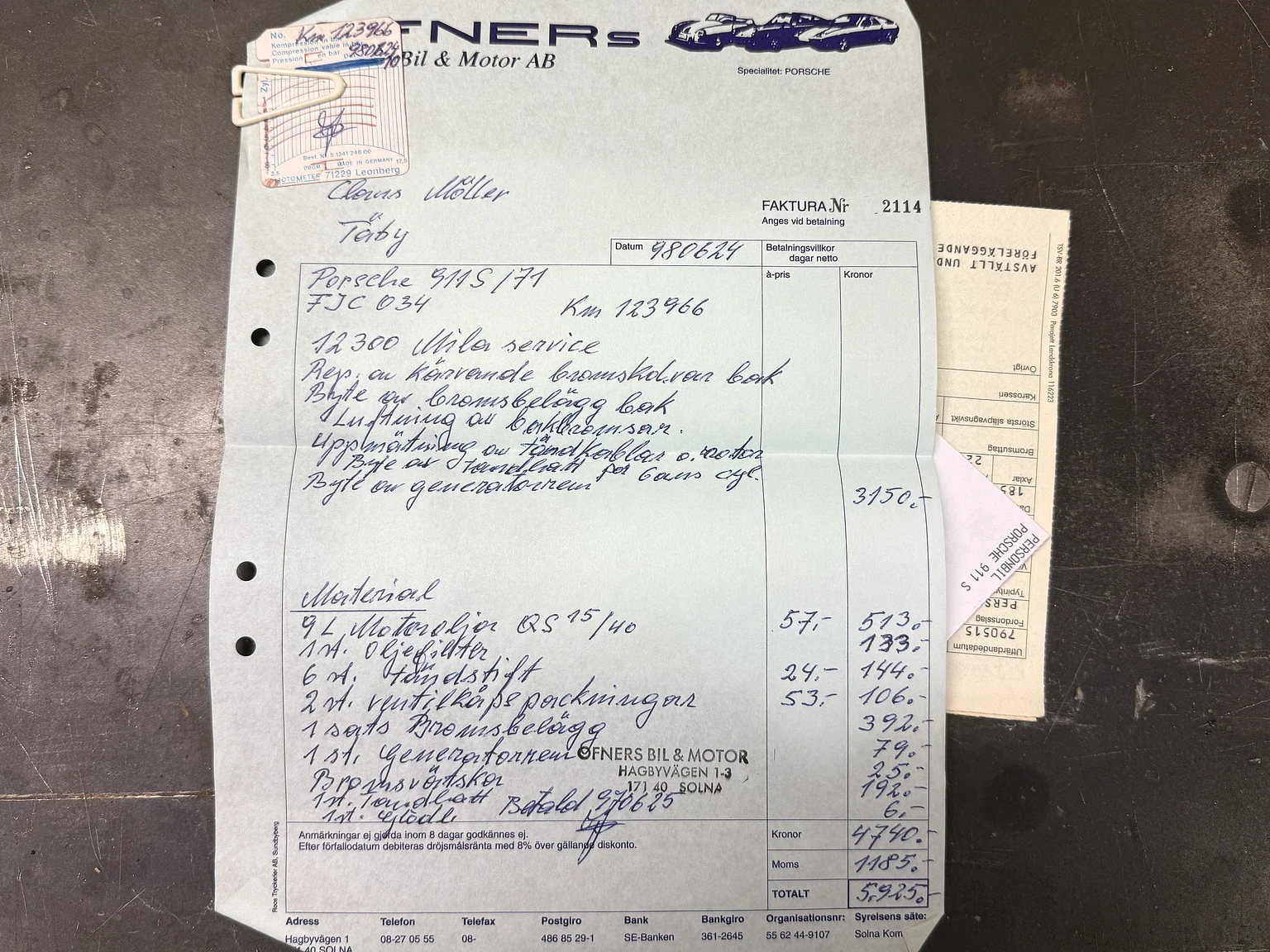 Dokumentation, 1971 Porsche 911 S  (9)