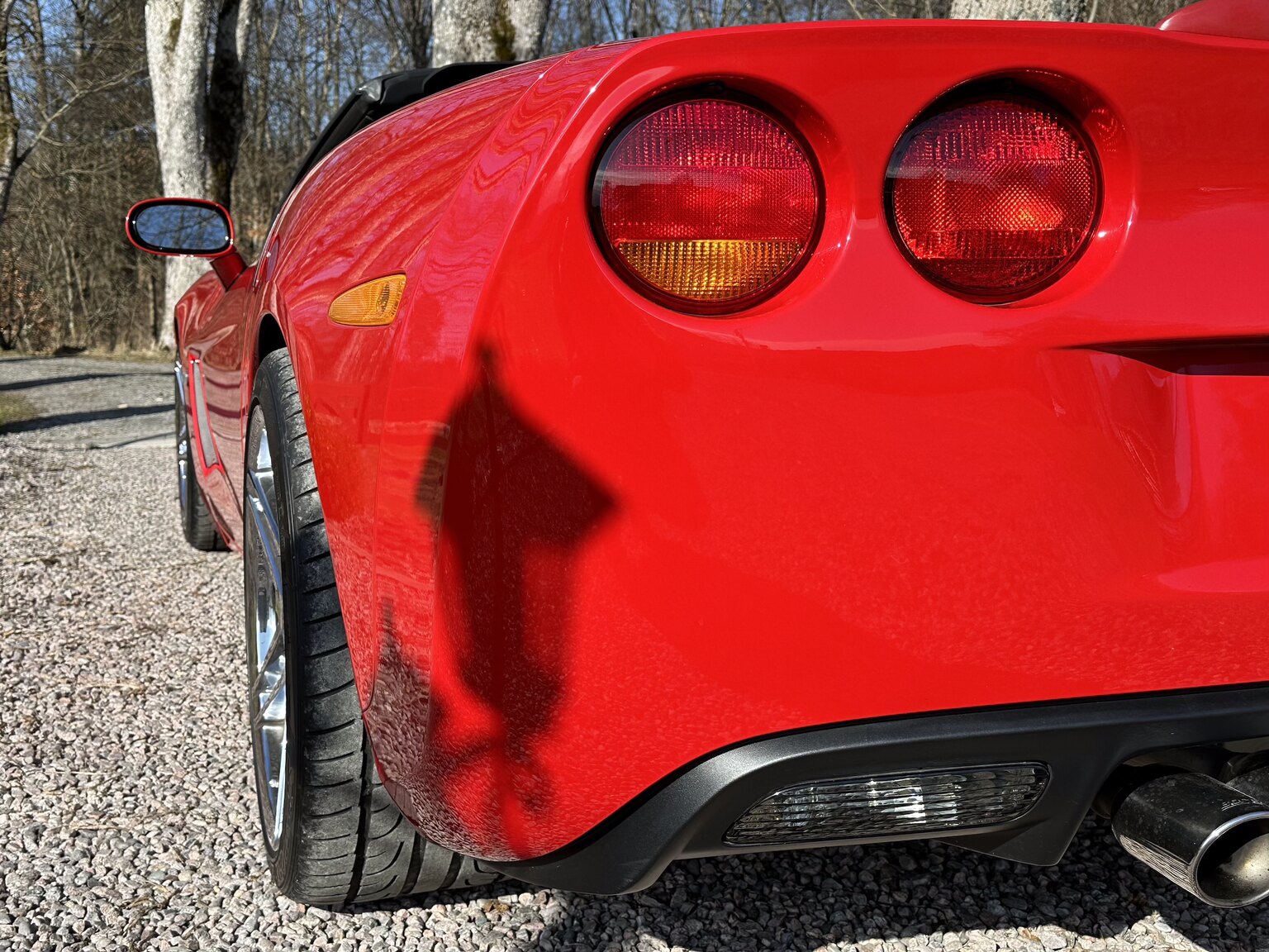 Exteriörbild på 2005 Corvette C6 Z51 Cabriolet