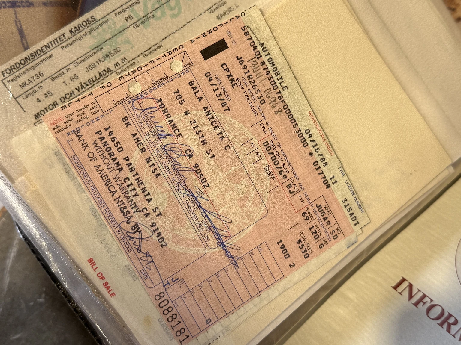 Dokumentation, 1969 Jaguar E-Type 4.2 Coupe (8)