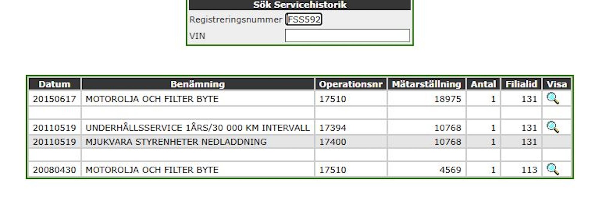 Dokumentation, 2008 Volvo S80 2.5T