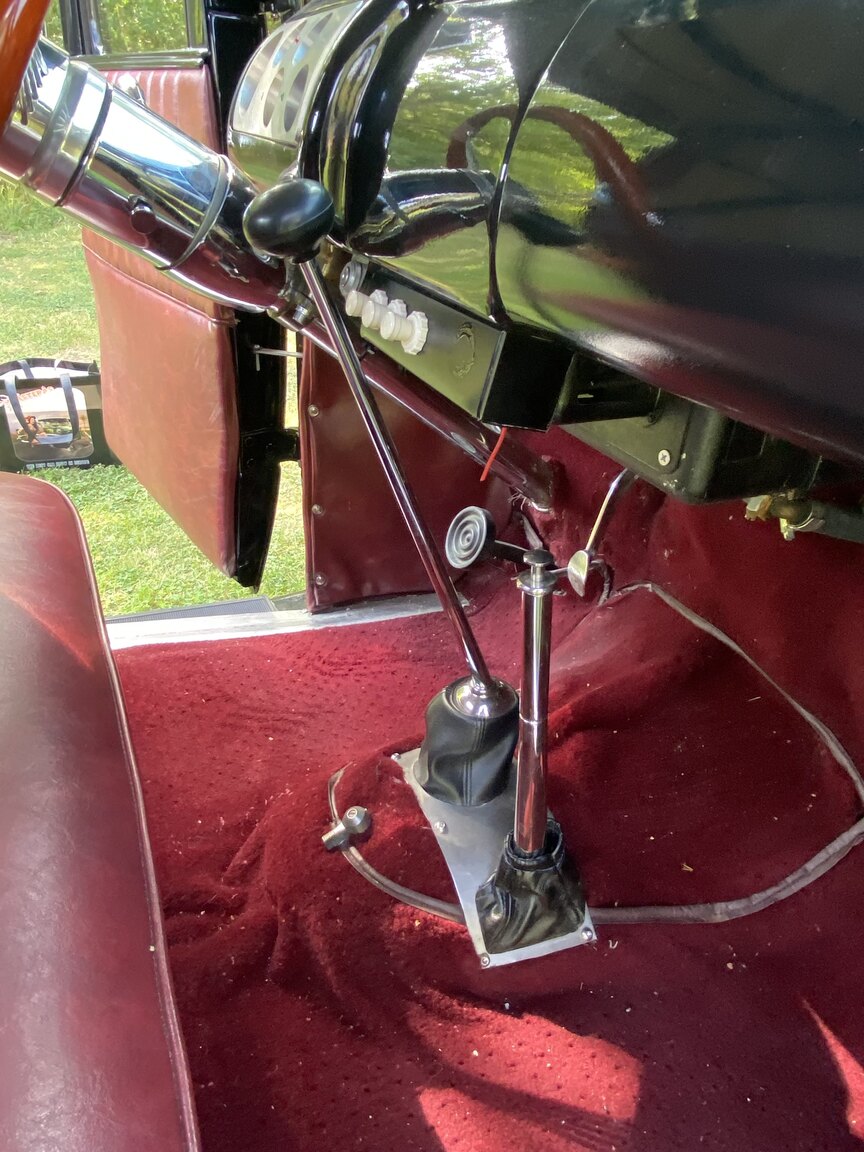 Interiörbild 1932 Ford 32 deuce sport coupé (Hot Rod)