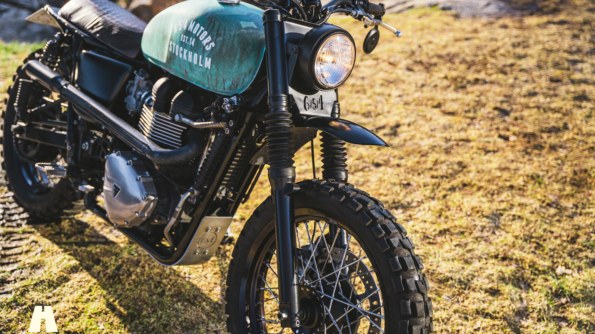 Aussenfoto 2010 Triumph Bonneville T100 "Scrambler"