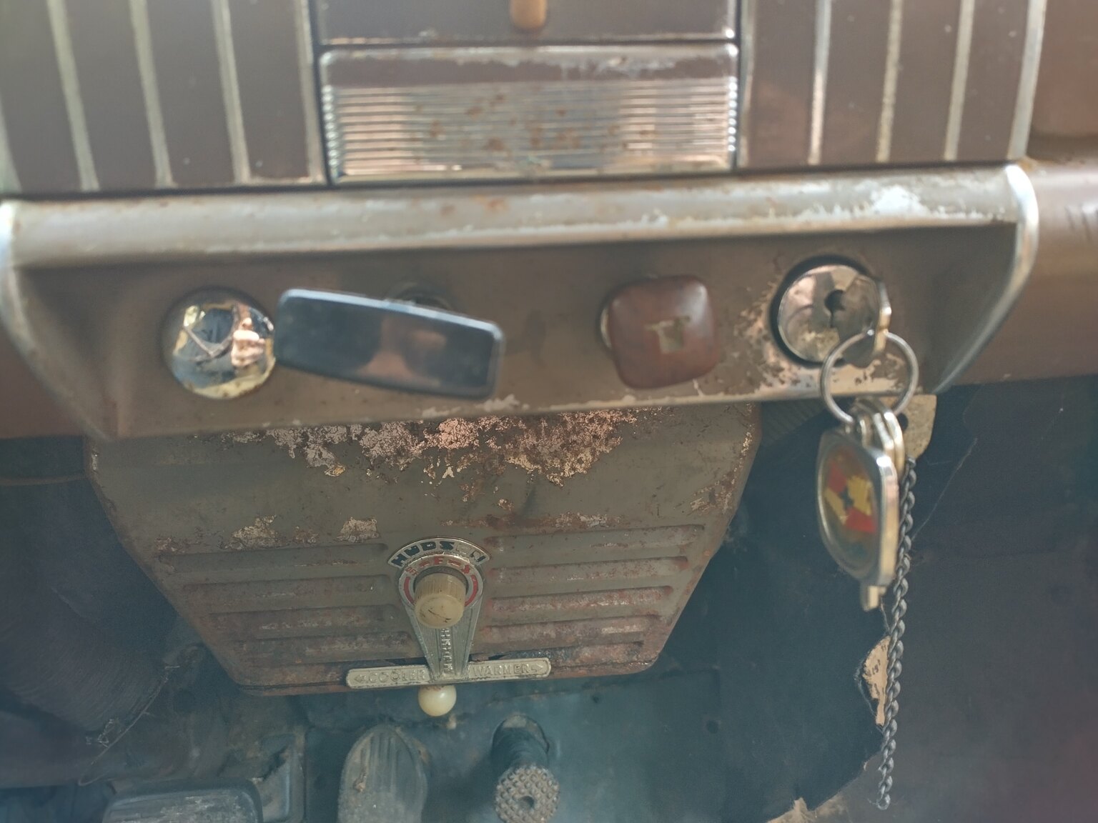 Interiörbild 1939 Chevrolet Master De Luxe Sedan Sport