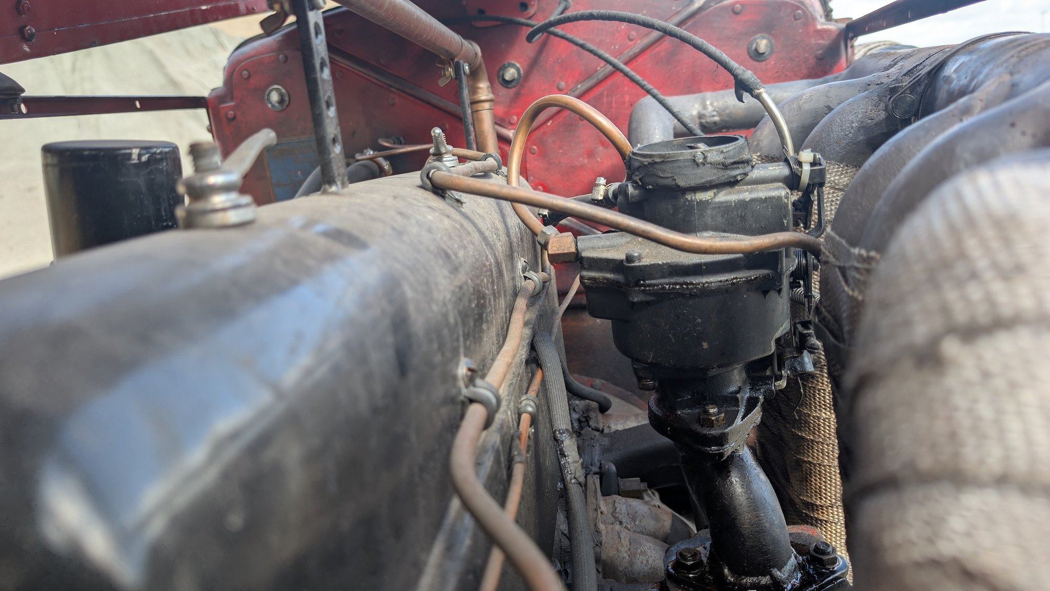 Image of 1929 FIAT 321C (521c) "Flying Fiona" mechanics