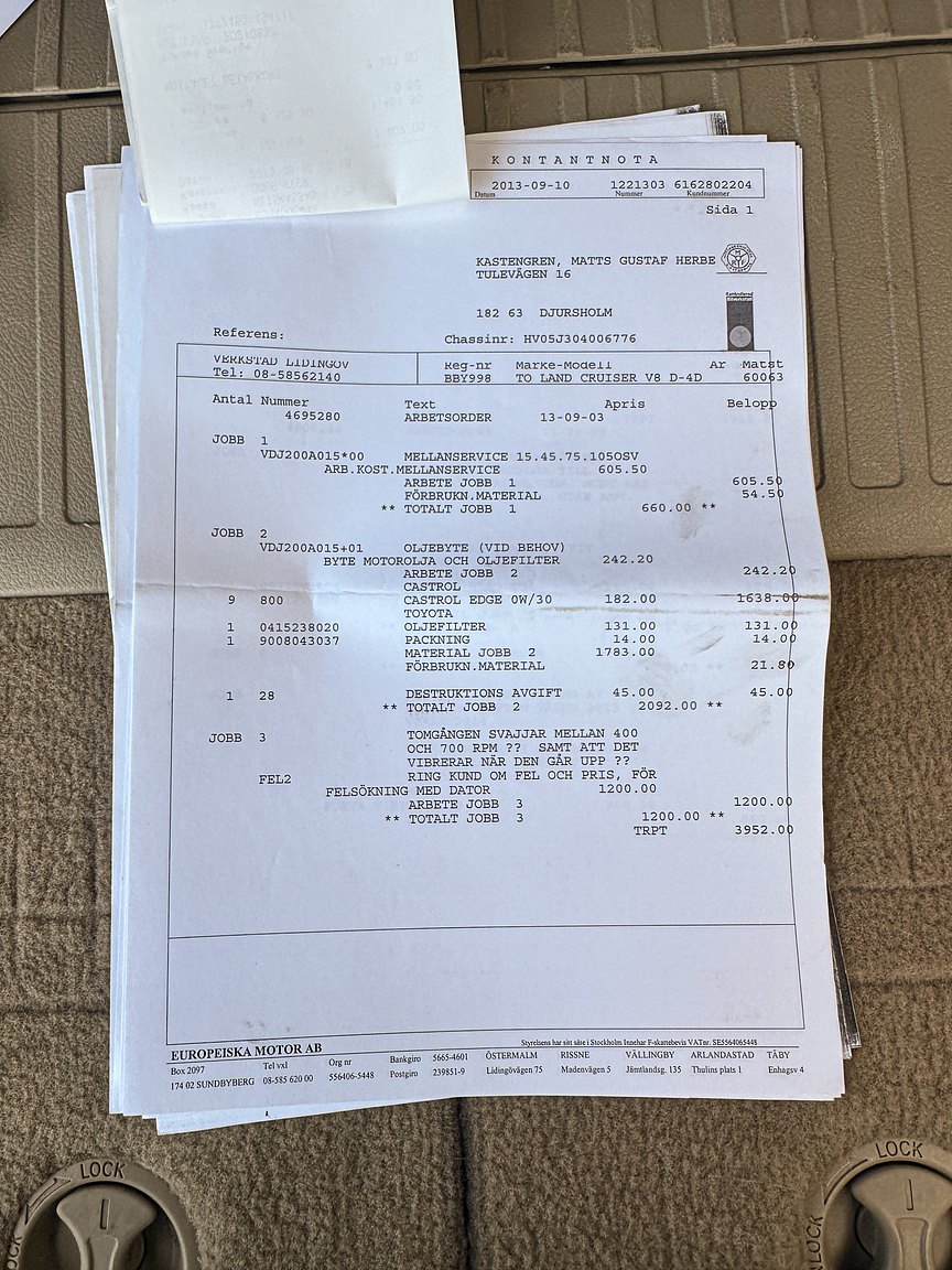 Documentation for 2008 Toyota Land Cruiser 4.5 4WD V8