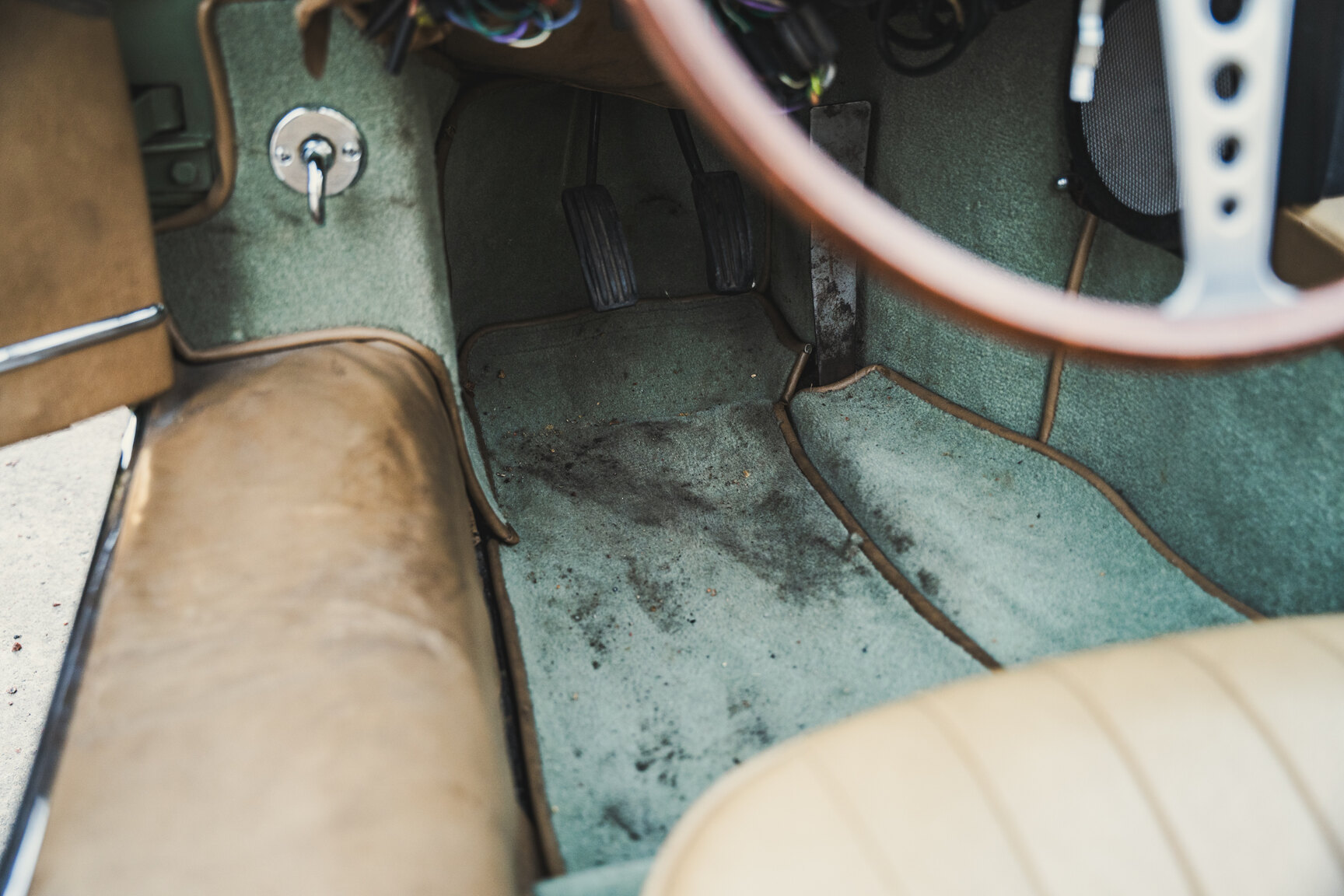 Interiörbild 1970 Jaguar E-Type Roadster