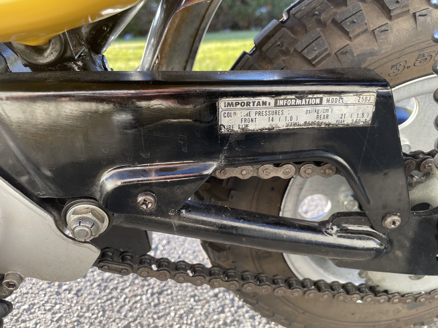 Exterior image of 1976 Honda Powersports Z50A
