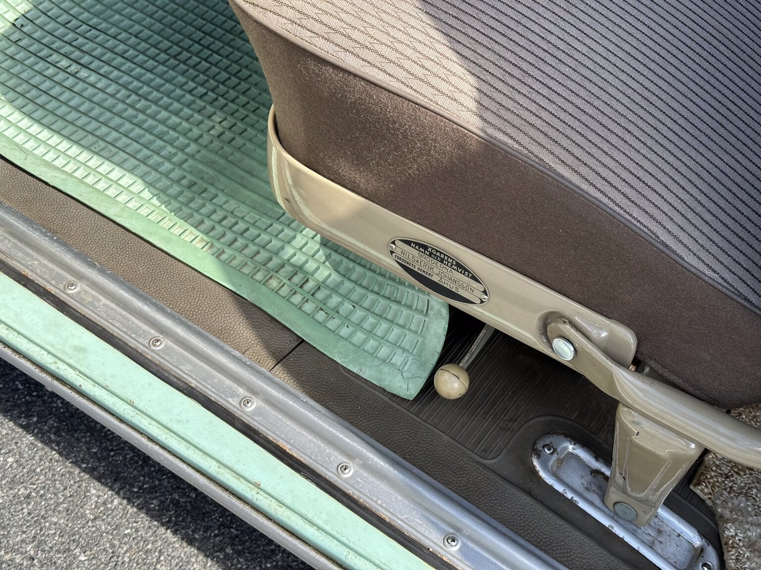 Innenraumfoto von 1956 Opel Olympia Rekord