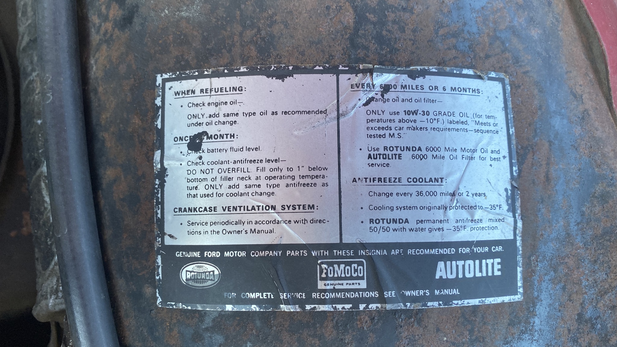 1968 Ford Galaxie 500 Hardtop 7.0L V8, Mekanik