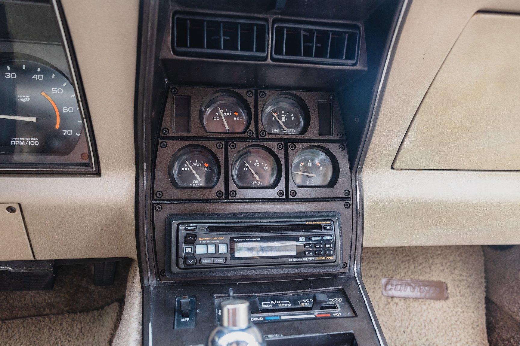 Interior image of 1982 Chevrolet Corvette Collector Edition