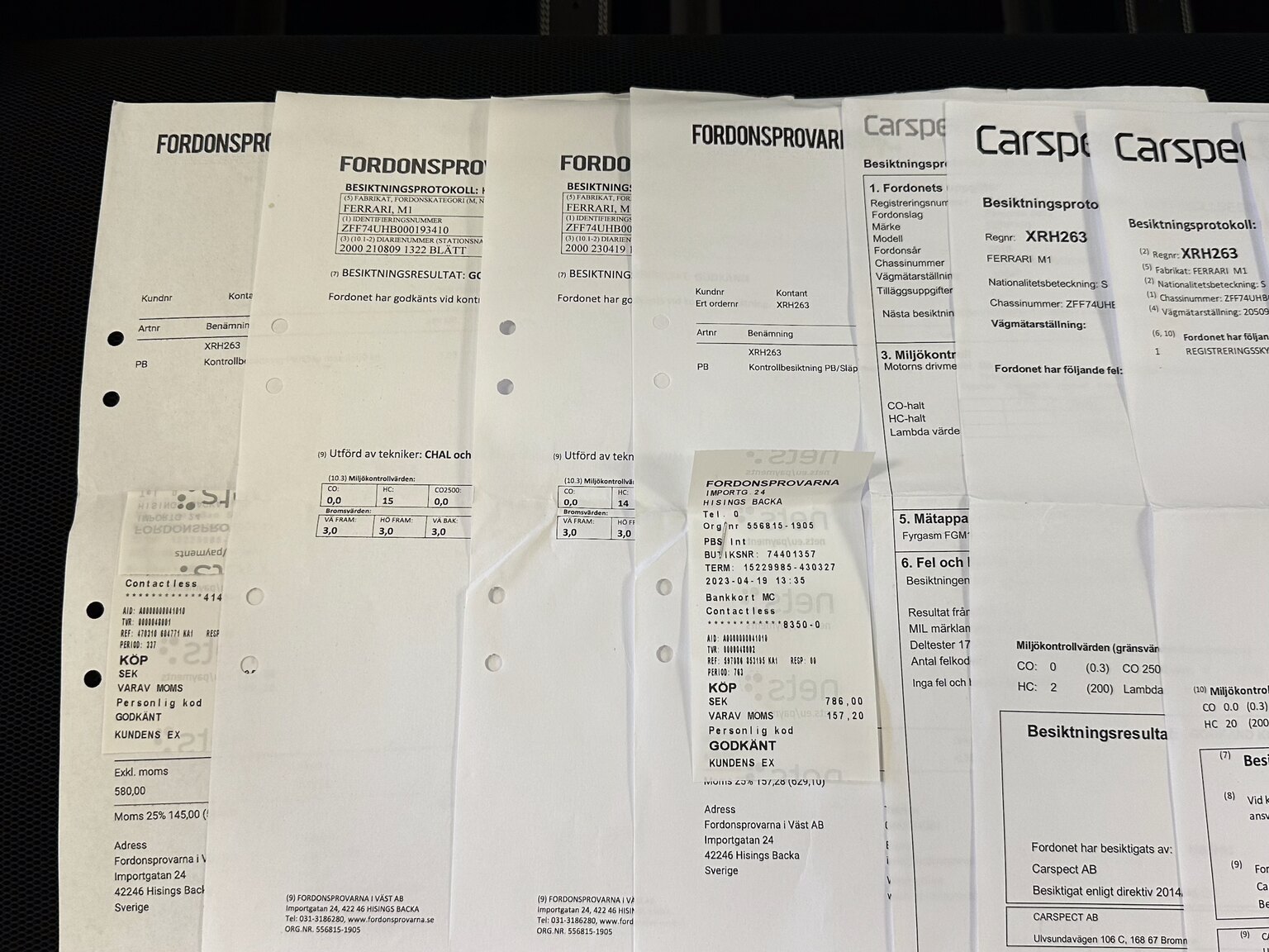 Documentation for 2013 Ferrari F12 Berlinetta