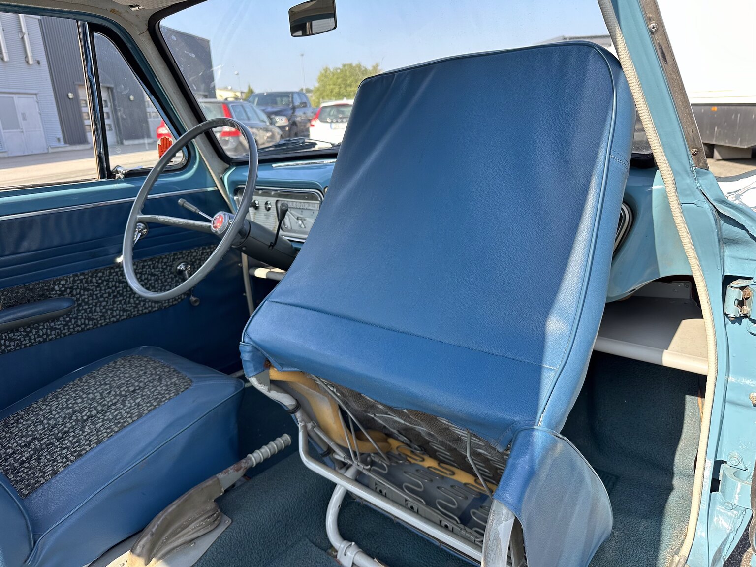 Interiörbild 1961 Ford Anglia