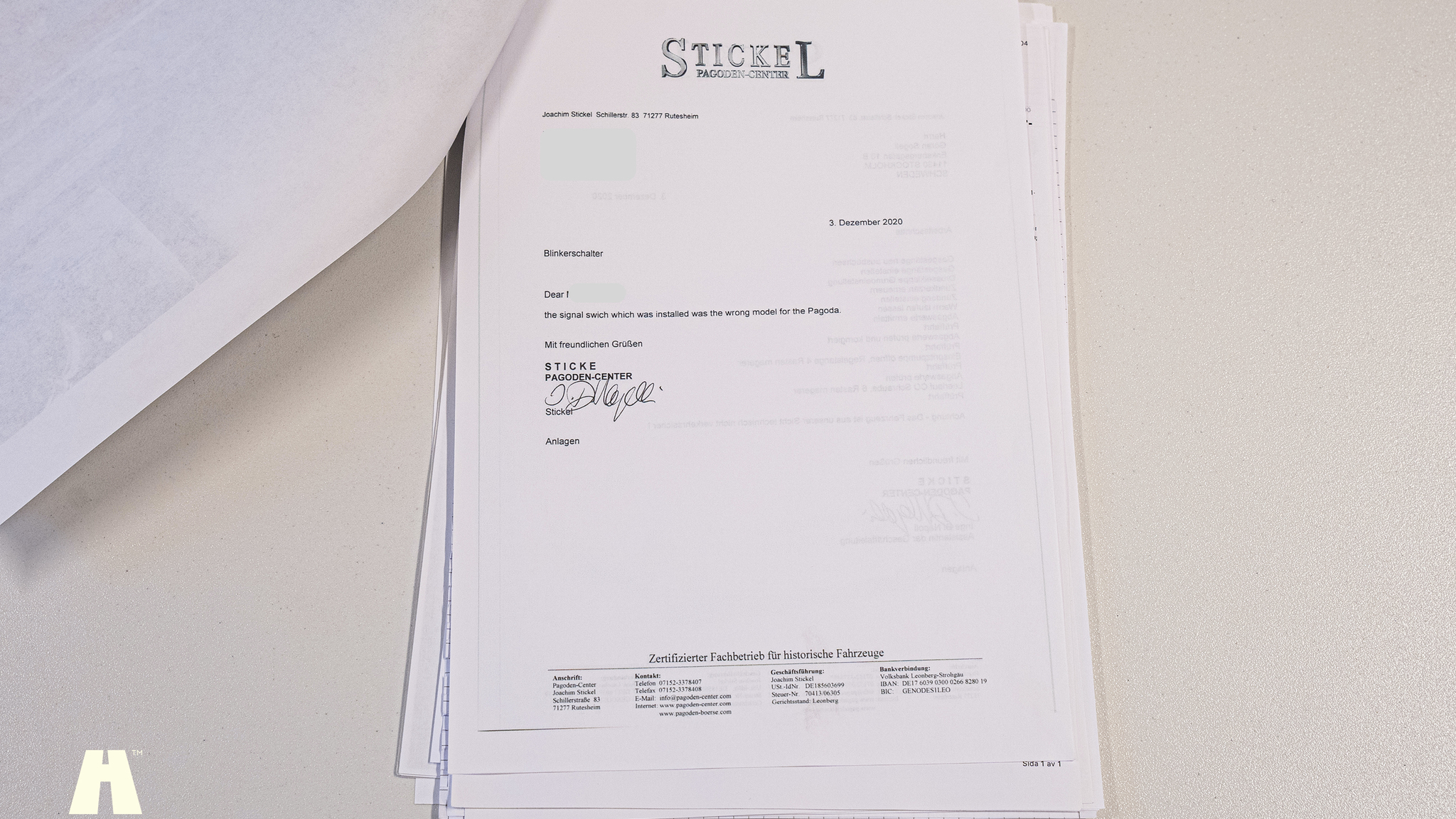 Dokumentation, 1970 Mercedes 280 SL Pagoda (59)