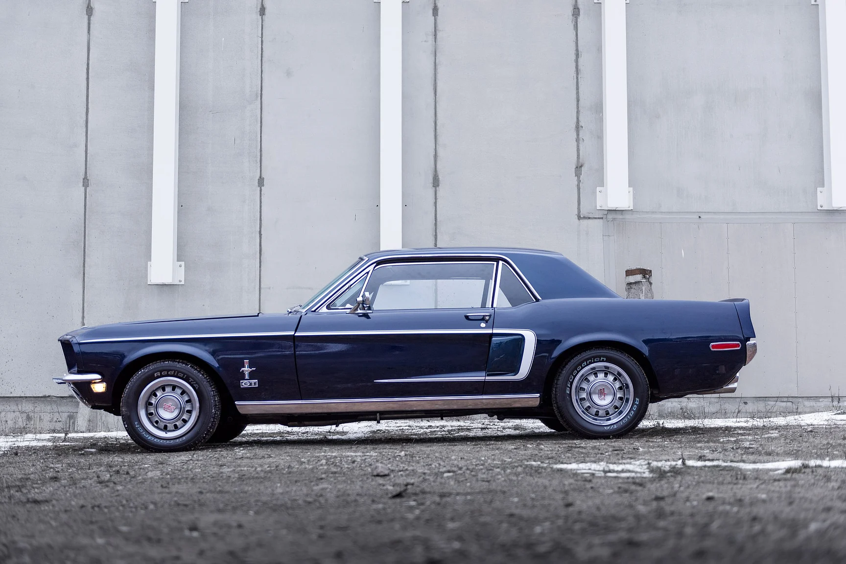 Exteriörbild på 1968 Ford Mustang GTA S-Code (17)