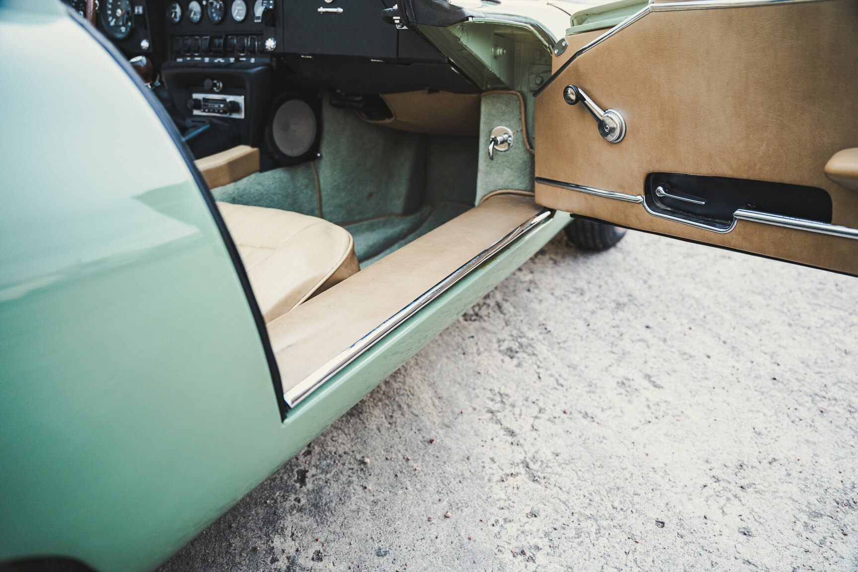 Interiörbild 1970 Jaguar E-Type Roadster