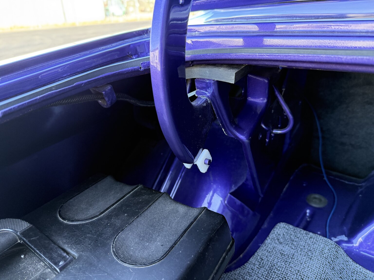 Interiörbild 1970 Dodge Challenger T/A 440 cui