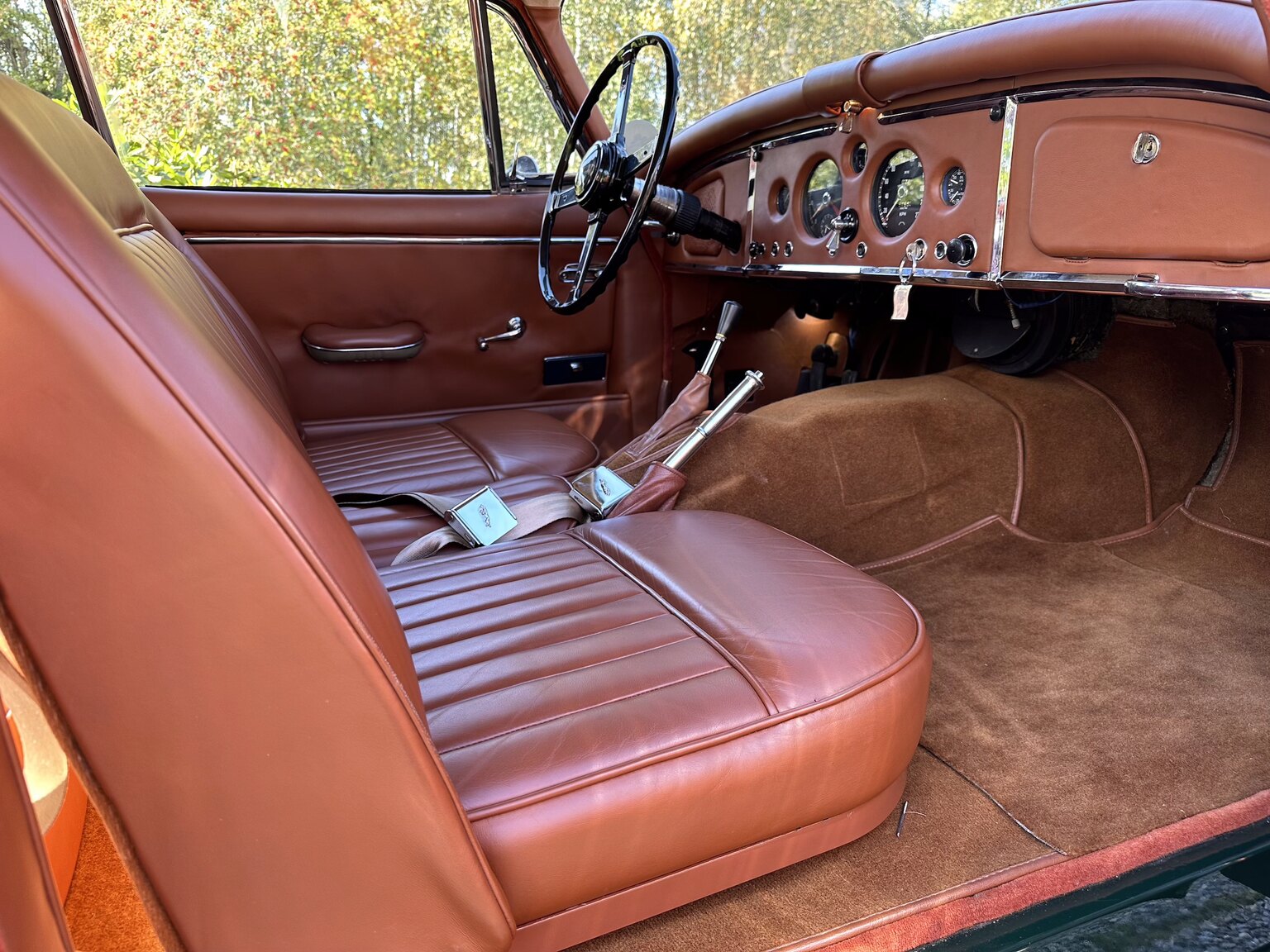 Interior image of 1958 Jaguar XK150