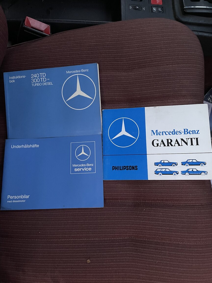 Dokumentation för 1983 Mercedes-Benz 300 TDT