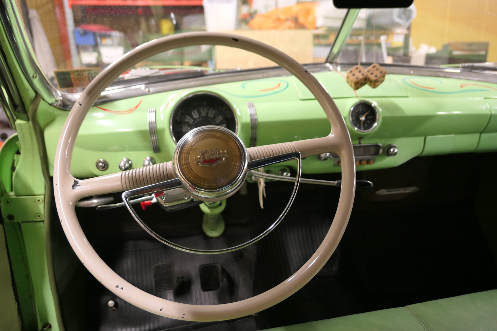 Interior image of 1949 Ford Custom Convertible