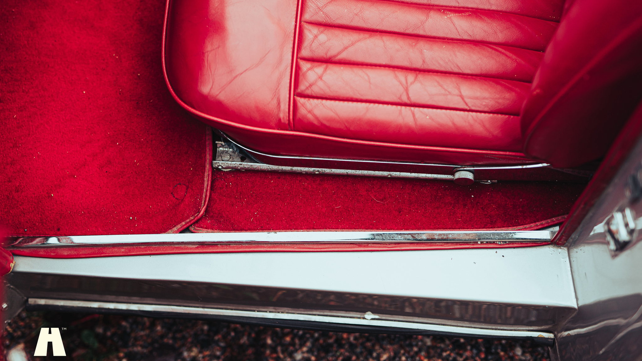 Innenraumfoto von 1951 Jaguar XK120