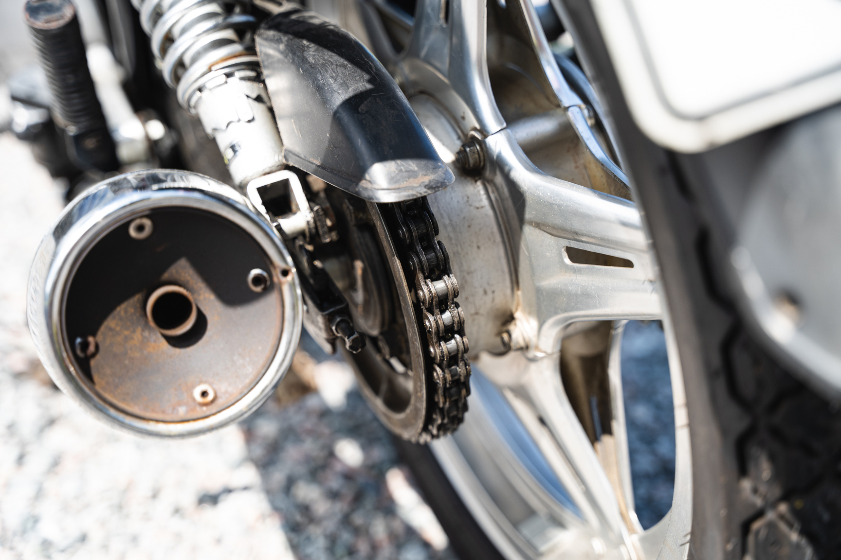 Image of 1981 Honda CB250N mechanics