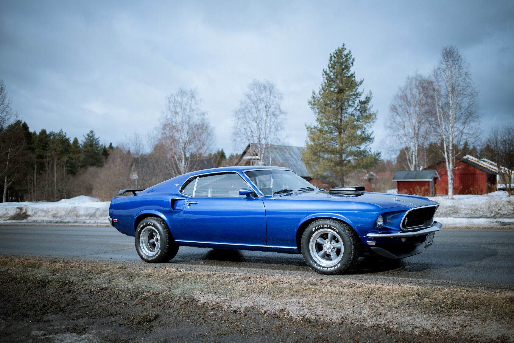 Exteriörbild på 1969 Ford Mustang Mach 1
