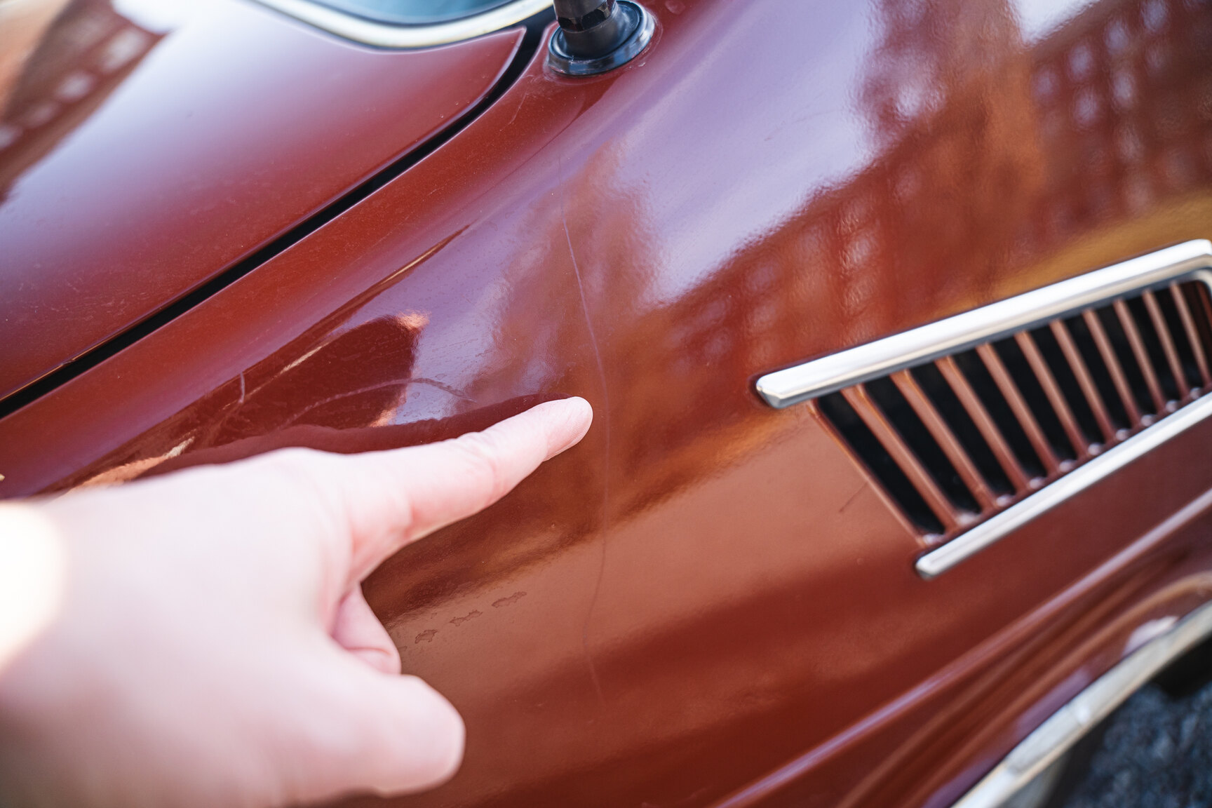 Exteriörbild på 1974 SAAB 99 